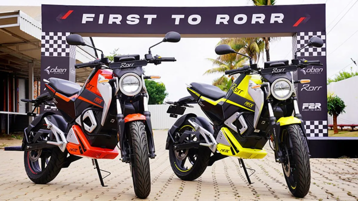 Oben Rorr EV Bike reaches a speed of 40 kmph in 3 seconds